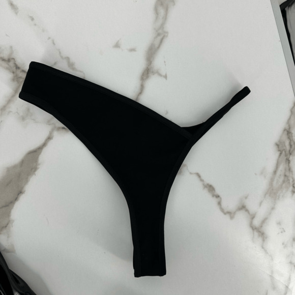 Mugler Womens Strapless Dress Size 40 Black Sheer Sexy Silk Whimsygoth - Picture 11 of 14